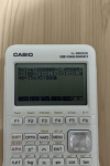 Casio [fx-9860 g3] x값을 구하려고 합니다